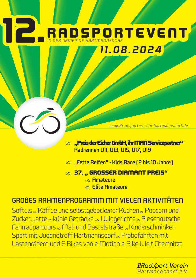 Plakat 12. Radsportevent
